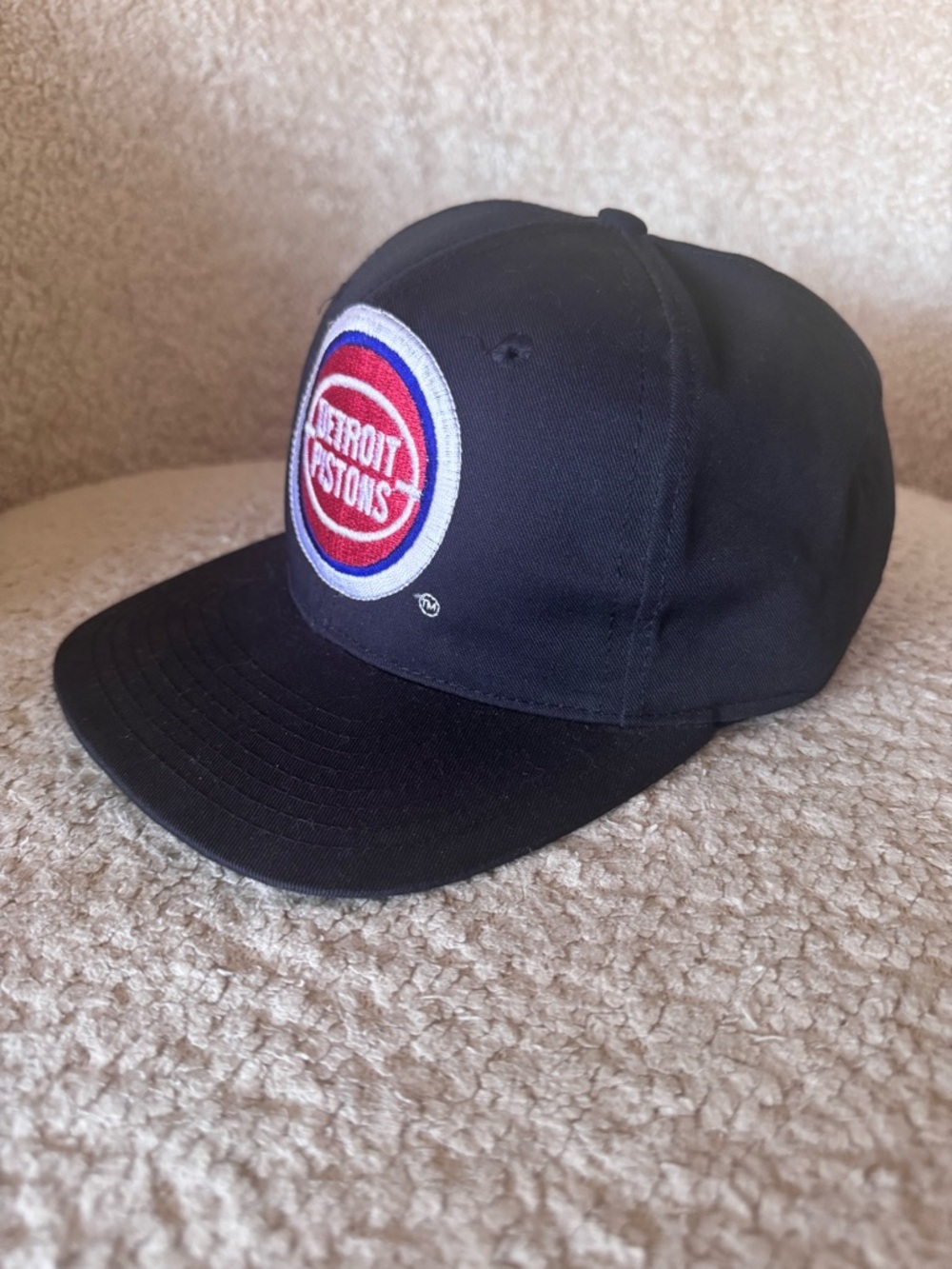 Vintage Detroit Pistons Snapback Hat Black Twins Enterprise NBA Taiwan Cap OSFA